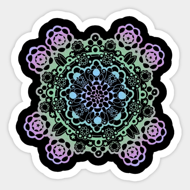 Colorful Mandala Sticker by gorff